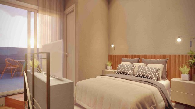Studio 1 quarto e 1 banheiro, à venda, no bairro Novo Mundo em Curitiba
