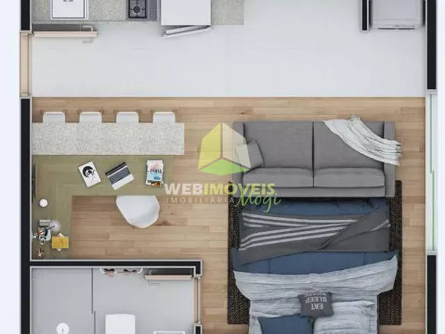 Studio 1 quarto e 1 banheiro, à venda, no bairro Centro em Mogi das Cruzes
