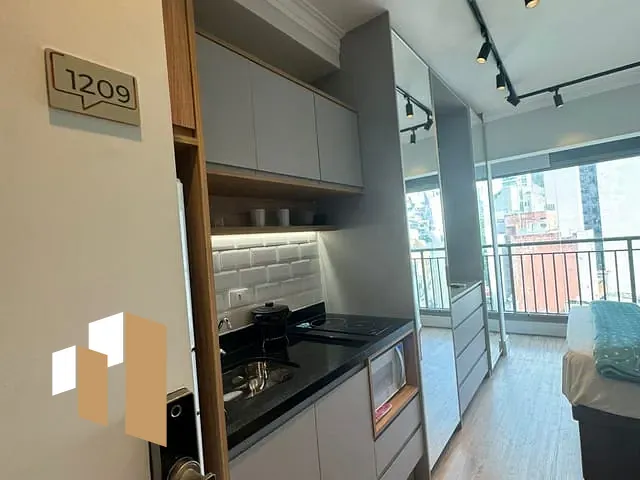 Studio com 22m² 1 quarto e 1 banheiro, à venda, no bairro República em São Paulo