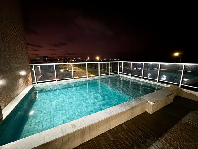 Foto do Studio - Flat mobiliado à venda na beira-mar do Bessa, João Pessoa-PB. R$ 260.000,00 | ZÉ NETO IMÓVEIS