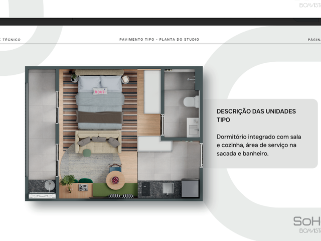 Studio 1 quarto e 1 banheiro, à venda, no bairro Parque Industrial em São José do Rio Preto