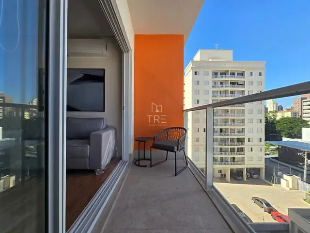 Studio com 40m² 1 quarto e 1 banheiro, para alugar, no bairro Cambuí em Campinas