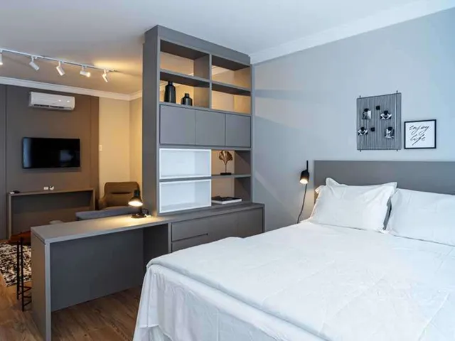 Studio 1 quarto e 1 banheiro, para alugar, no bairro Campinas em São José