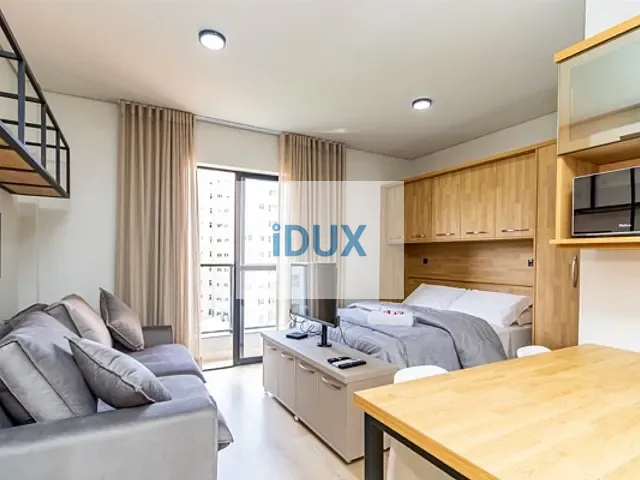 Studio 1 quarto e 1 banheiro, para alugar, no bairro Portão em Curitiba