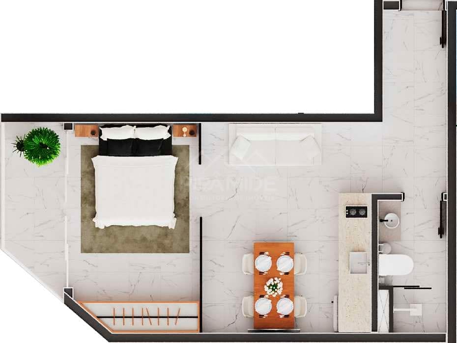 Apartamento à venda com 1 quarto, 31m² - Foto 18