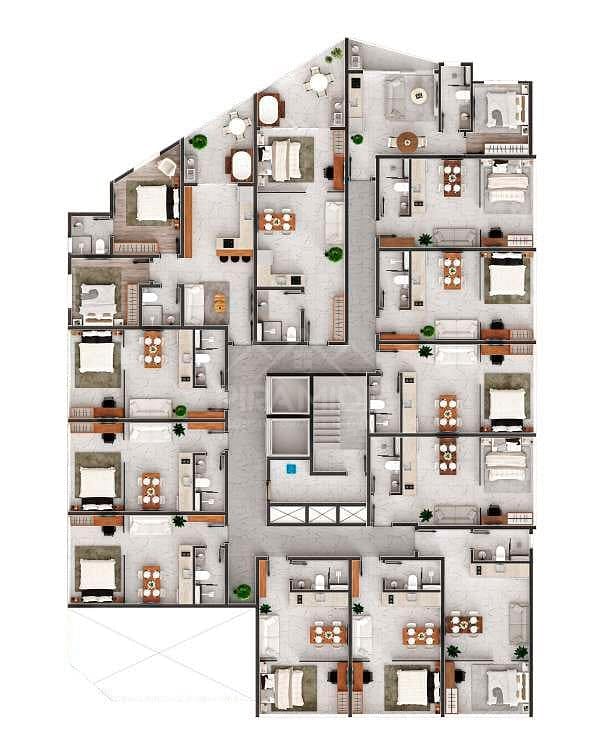 Apartamento à venda com 1 quarto, 31m² - Foto 8