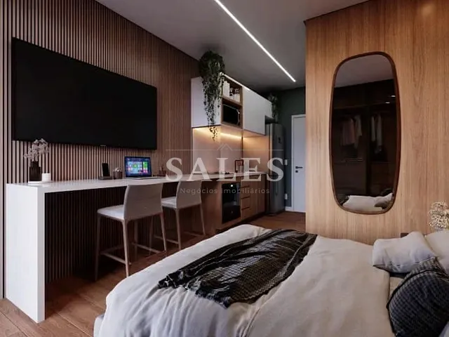 Studio com 24m² 1 quarto e 1 banheiro, à venda, no bairro Centro em Juiz de Fora
