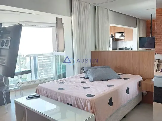Apartamento com 34m² 1 quarto e 1 banheiro, para alugar, no bairro Pinheiros em São Paulo