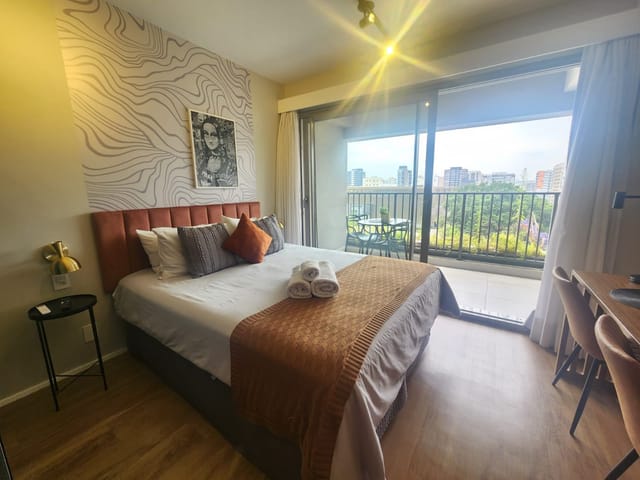 Studio com 30m² 1 quarto e 1 banheiro, à venda, no bairro Indianópolis em São Paulo