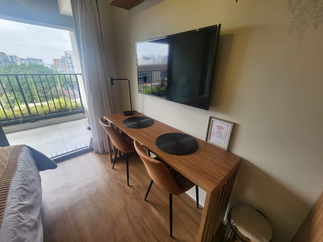 Studio com 30m² 1 quarto e 1 banheiro, à venda, no bairro Indianópolis em São Paulo