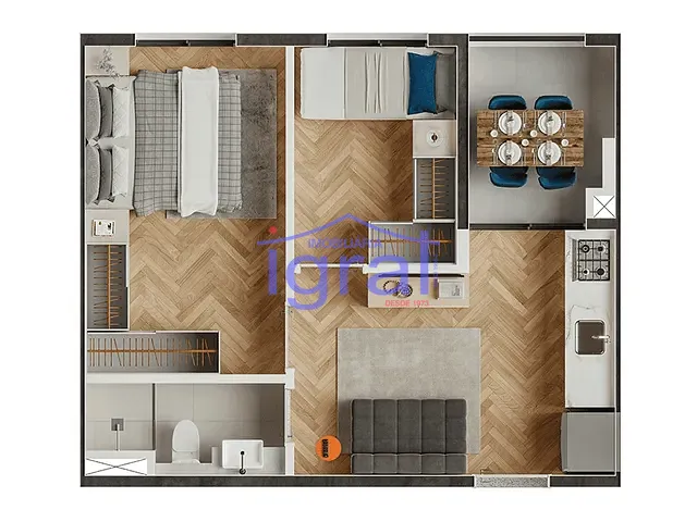 Apartamento 2 quartos e 1 banheiro, à venda, no bairro Jabaquara em São Paulo