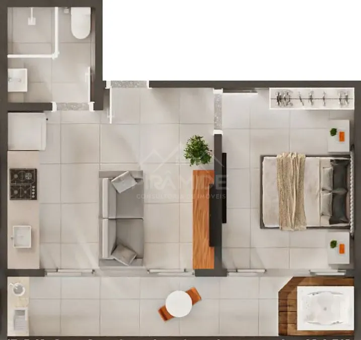 Apartamento, 1 quarto, 35 m² - Foto 21