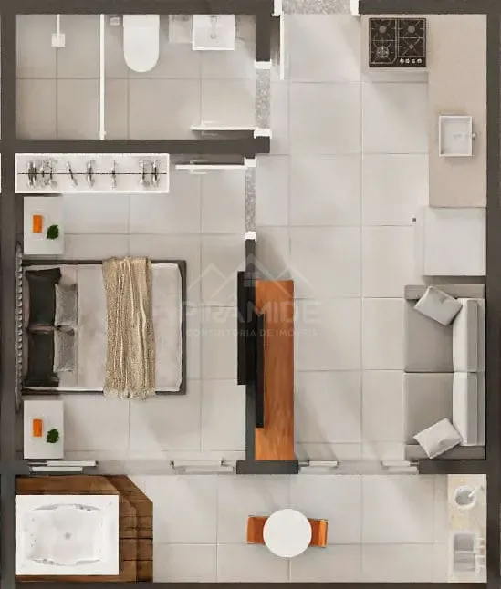 Apartamento, 1 quarto, 35 m² - Foto 25