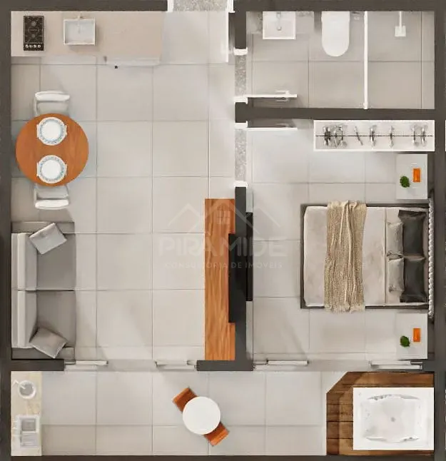 Apartamento, 1 quarto, 35 m² - Foto 27