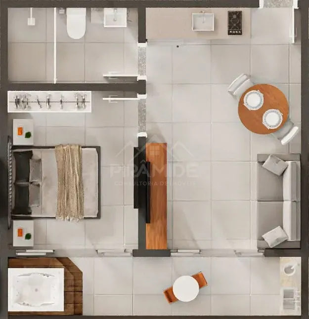 Apartamento, 1 quarto, 35 m² - Foto 28
