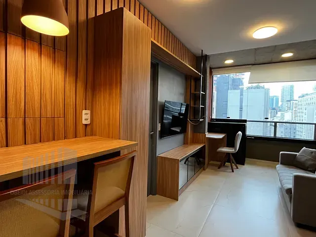 Apartamento 1 quarto e 1 banheiro, para alugar, no bairro Consolação em São Paulo
