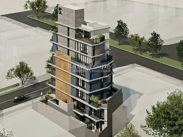 Apartamento com 17m², à venda, no bairro Água Verde em Curitiba