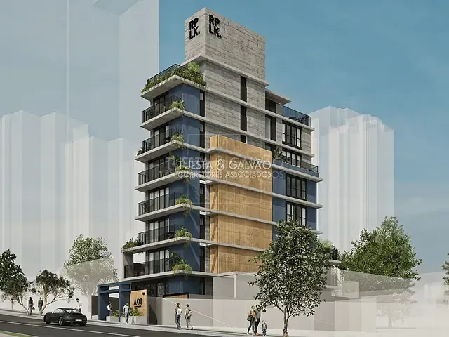 Apartamento com 17m², à venda, no bairro Água Verde em Curitiba