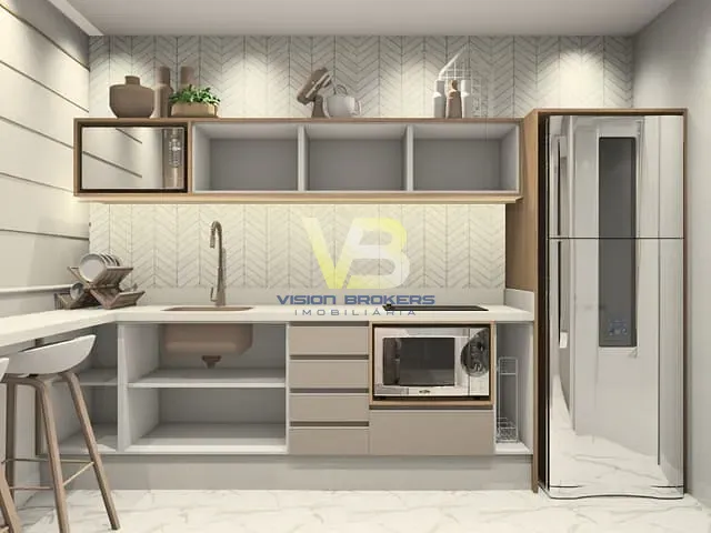 Studio 1 quarto e 1 banheiro, à venda, no bairro Sítio Cercado em Curitiba