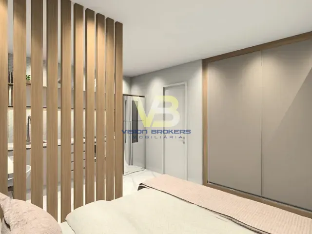 Studio 1 quarto e 1 banheiro, à venda, no bairro Sítio Cercado em Curitiba