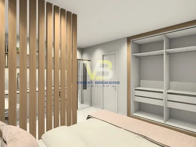 Studio 1 quarto e 1 banheiro, à venda, no bairro Sítio Cercado em Curitiba