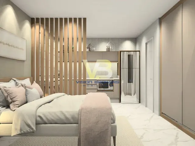 Studio 1 quarto e 1 banheiro, à venda, no bairro Sítio Cercado em Curitiba