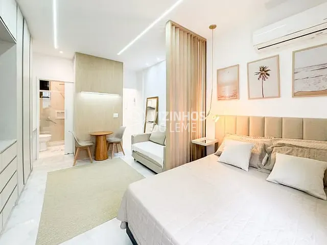 Studio 1 quarto e 1 banheiro, à venda, no bairro Leme em Rio de Janeiro
