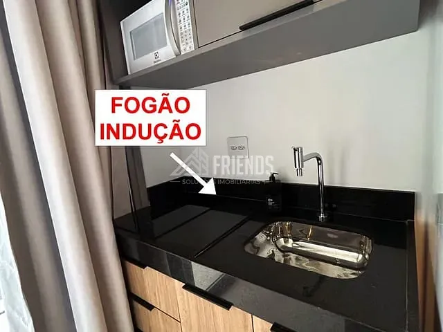Studio com 22m² 1 quarto e 1 banheiro, para alugar, no bairro Indianópolis em São Paulo