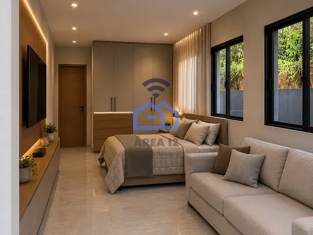 Studio com 70m² 1 quarto e 1 banheiro, à venda, no bairro Massaguaçu em Caraguatatuba