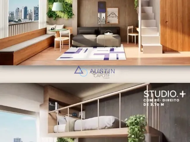 Studio com 25m² 1 quarto e 1 banheiro, à venda, no bairro Pinheiros em São Paulo