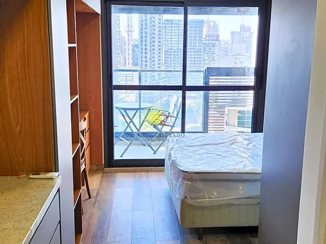 Studio 1 quarto e 1 banheiro, para alugar, no bairro Brooklin em São Paulo