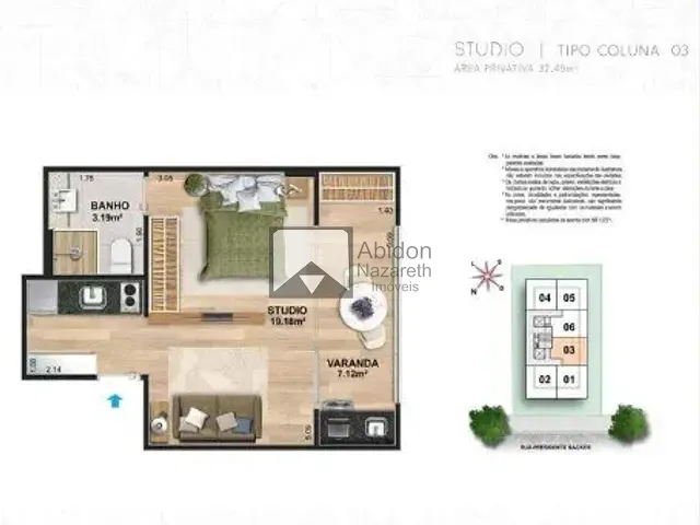 Studio com 50m² 1 quarto e 1 banheiro, à venda, no bairro Icaraí em Niterói