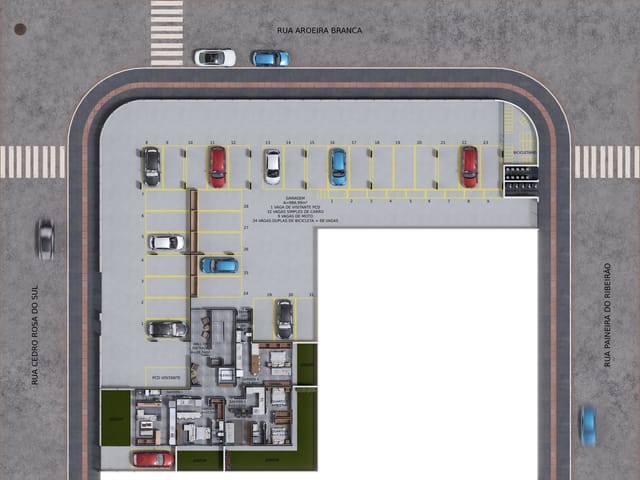 Foto do Studio - Apartamento de 1 Quarto no Praça Paris, Portal do Ribeirão 🏡🌿,Florianópolis, SC | Costão Sul Imóveis