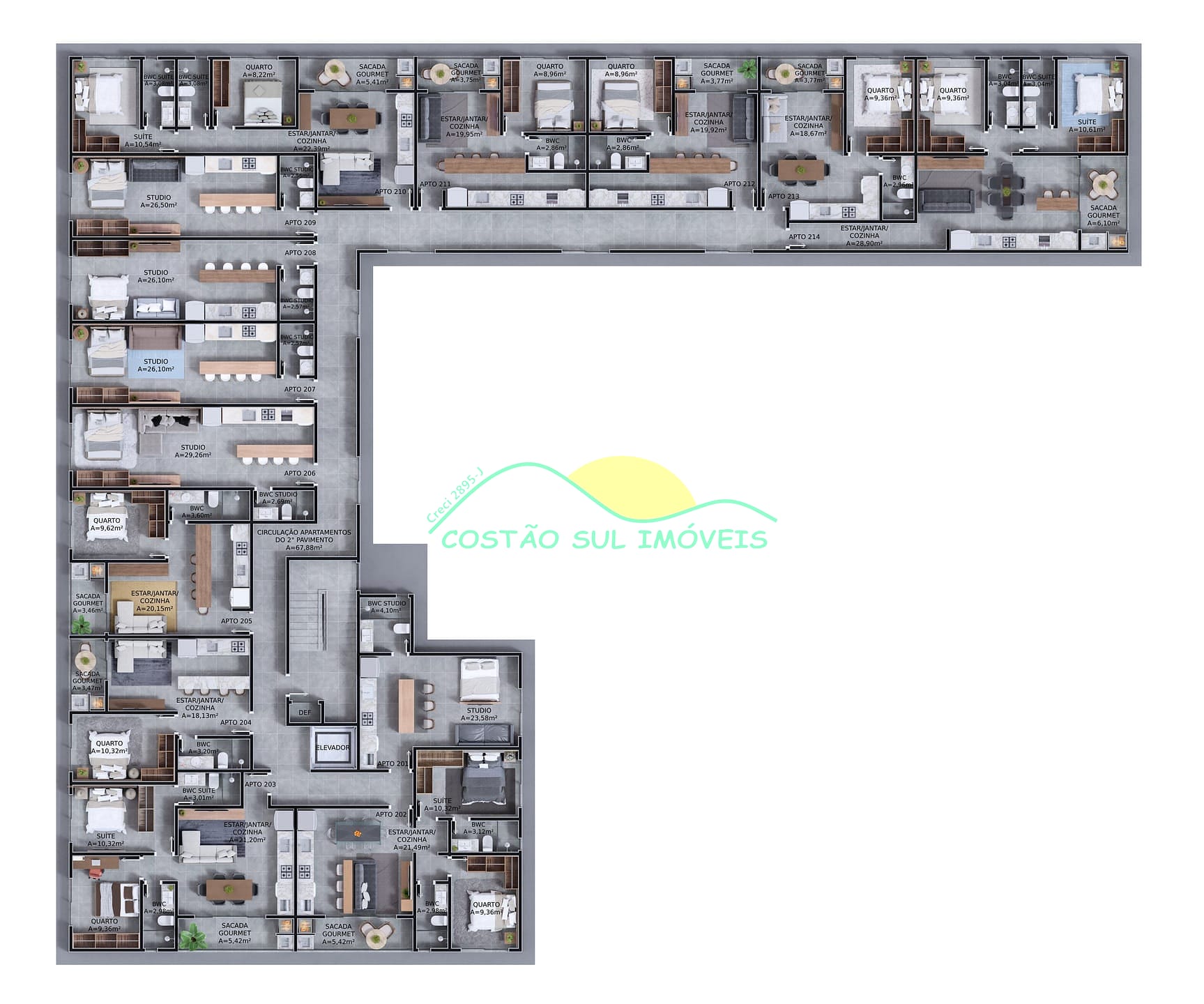 Apartamento, 1 quarto, 40 m² - Foto 19