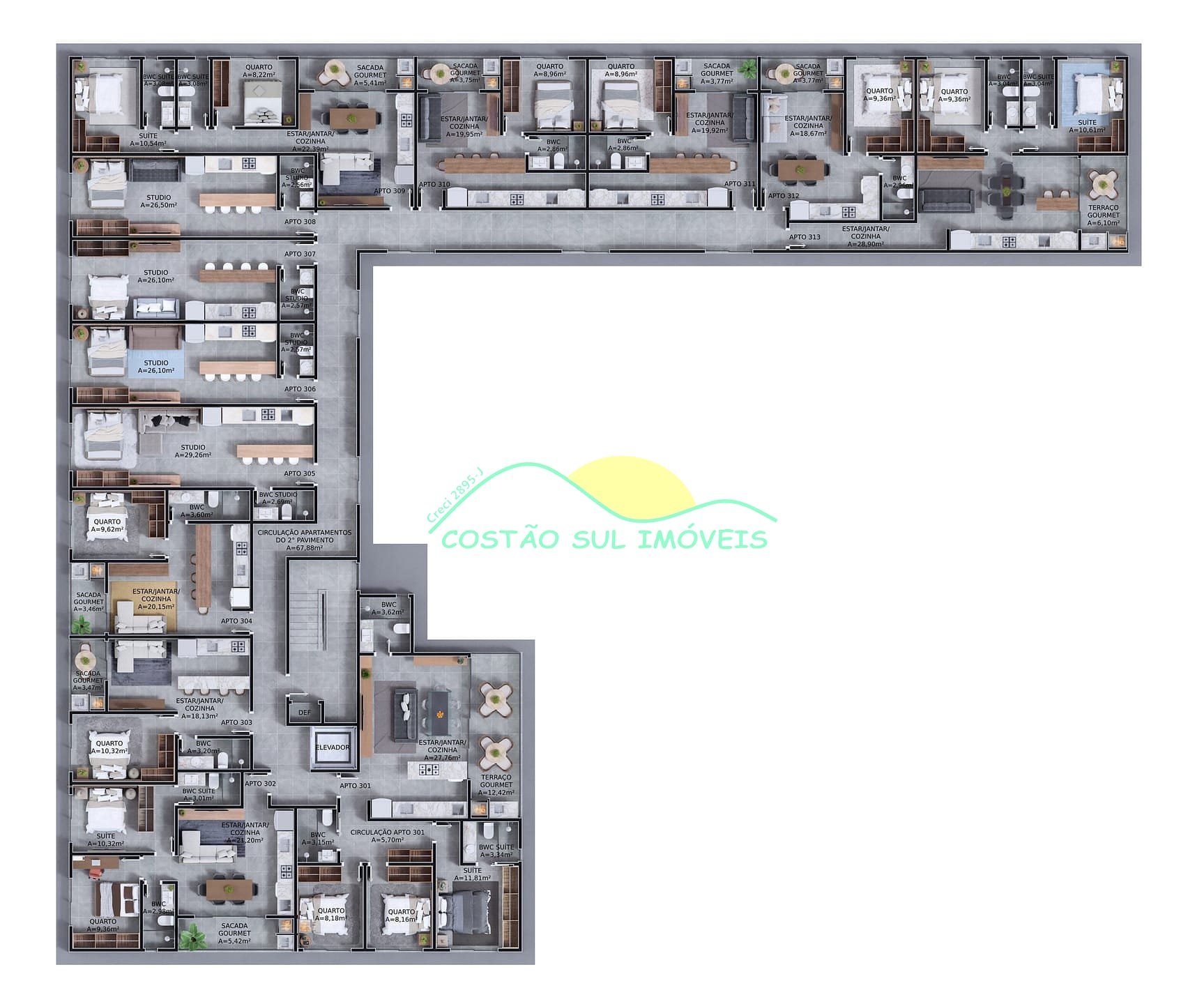Apartamento, 1 quarto, 40 m² - Foto 20