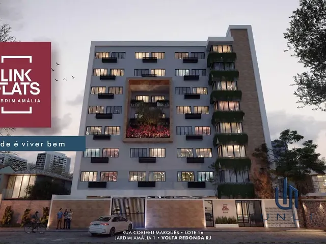 Studio 1 quarto e 1 banheiro, à venda, no bairro Jardim Amália em Volta Redonda