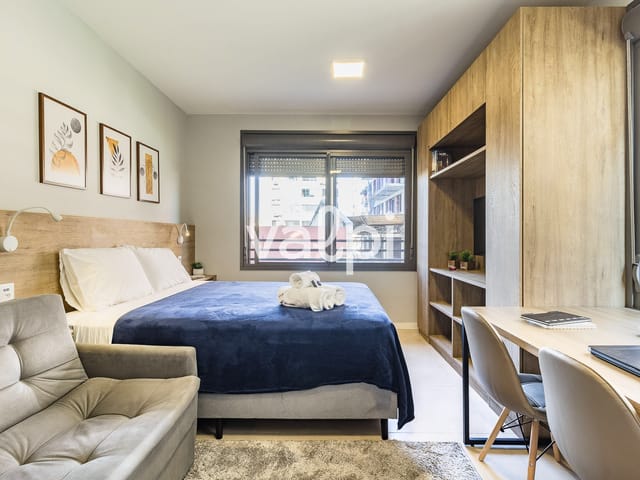 Studio com 43m² 1 quarto e 1 banheiro, para alugar, no bairro Centro Histórico em Porto Alegre