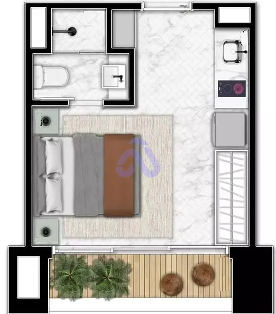 Apartamento, 1 quarto, 27 m² - Foto 29