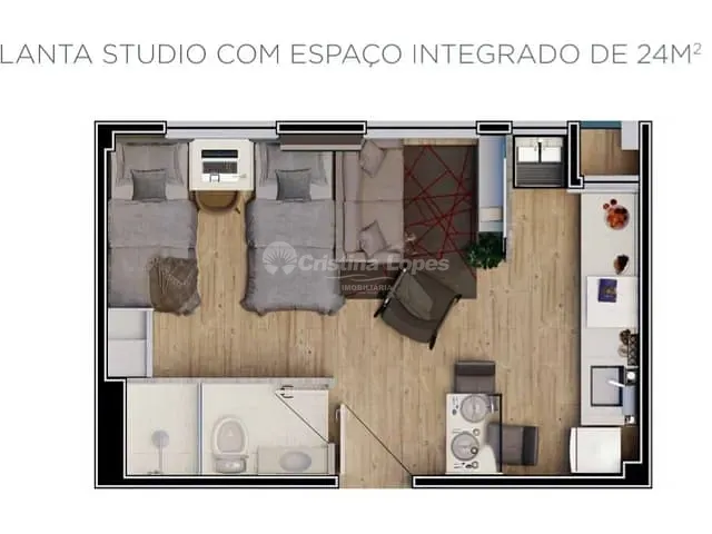 Studio 1 quarto e 1 banheiro, à venda, no bairro São Cristóvão em Teresina