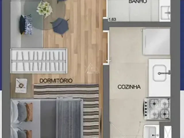 Studio 1 quarto e 1 banheiro, à venda, no bairro Jardim Independência em São Paulo