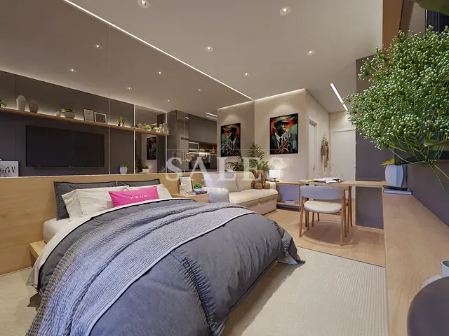 Studio com 27m² 1 quarto e 1 banheiro, à venda, no bairro Centro em Juiz de Fora
