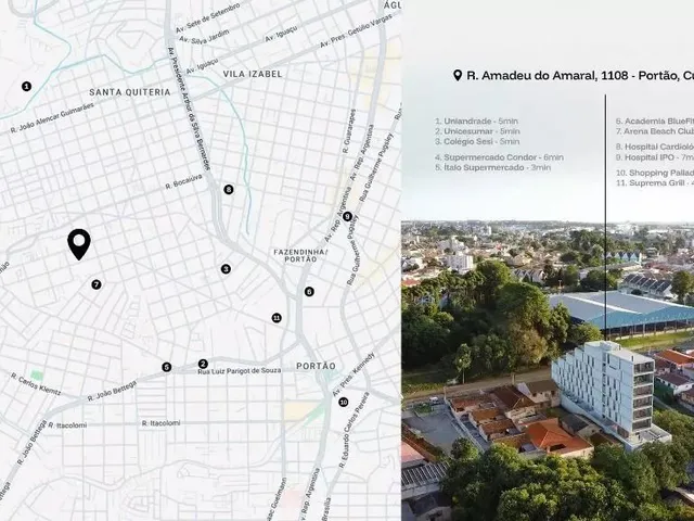 Studio à venda, no bairro Portão em Curitiba