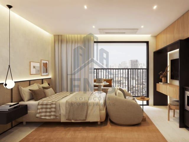 Studio com 22m² 1 quarto e 1 banheiro, à venda, no bairro Bigorrilho em Curitiba