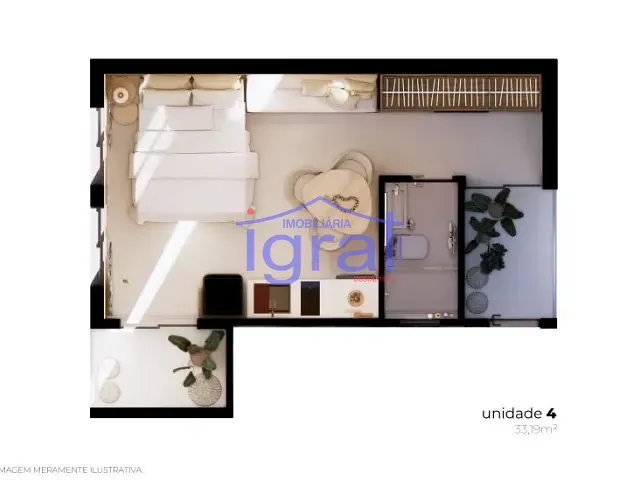 Studio 1 quarto e 1 banheiro, à venda, no bairro Vila Guarani (Z Sul) em São Paulo