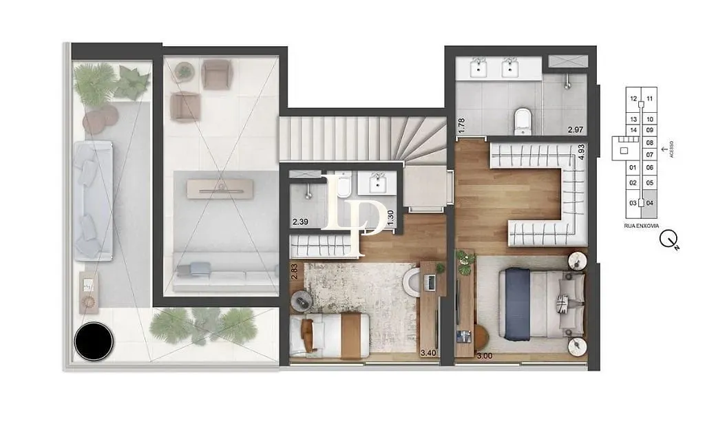 Apartamento, 1 quarto, 32 m² - Foto 11