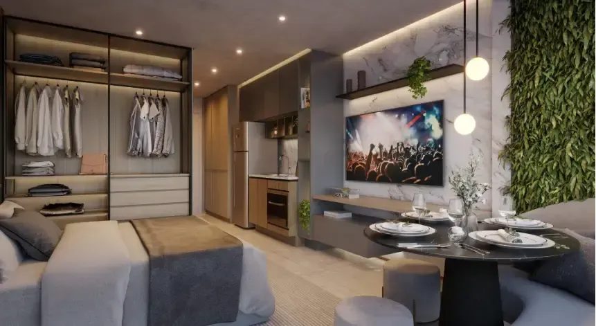 Apartamento à venda com 1 quarto, 27m² - Foto 6