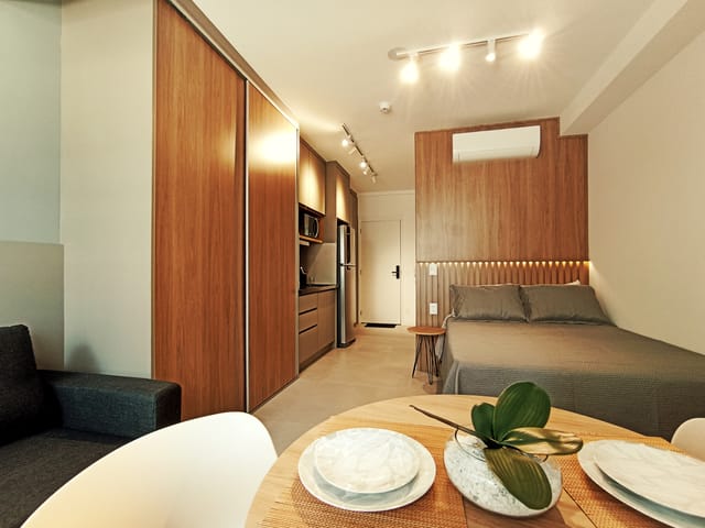Studio com 28m² 1 quarto e 1 banheiro, à venda ou para alugar, no bairro Vila Clementino em São Paulo
