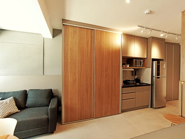Studio com 28m² 1 quarto e 1 banheiro, à venda ou para alugar, no bairro Vila Clementino em São Paulo