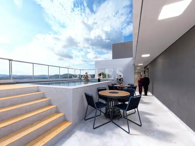 Studio com 22m² 1 quarto e 1 banheiro, à venda, no bairro Mariano Procópio em Juiz de Fora