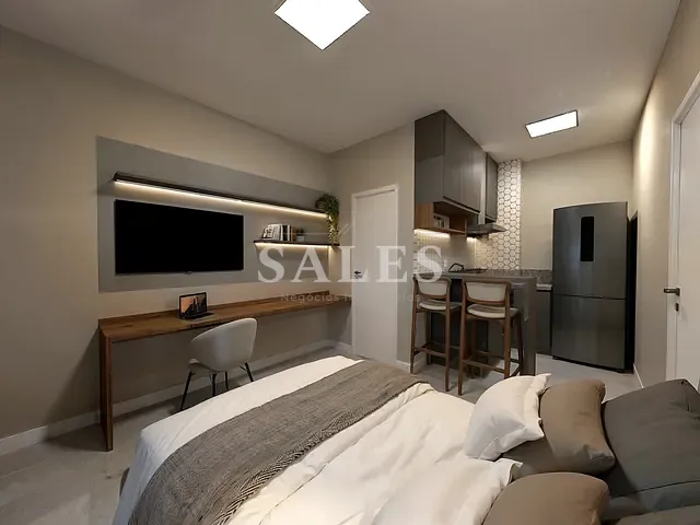 Studio com 22m² 1 quarto e 1 banheiro, à venda, no bairro Mariano Procópio em Juiz de Fora
